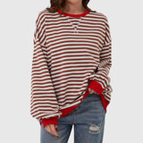 LUKA – Casual Striped Long Sleeve Sweatshirt