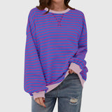 LUKA – Casual Striped Long Sleeve Sweatshirt