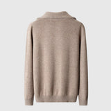 Perla - Taranto Merino Wool Zip-Up Sweater