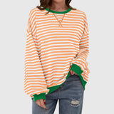 LUKA – Casual Striped Long Sleeve Sweatshirt