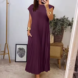 Tereza – Stylové plisované šaty pro každodenní nošení