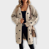 Julia - Srdcový vzorovaný cardigan