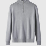 Perla - Merino Wool Zip Sweater Capri