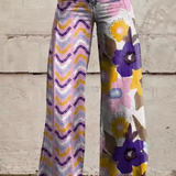 Isadora - Bohemian Floral Trousers