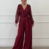 Tereza | Elegantní overal s delikátními detaily a volným střihem