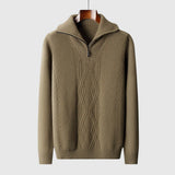 Perla - Taranto Merino Wool Zip-Up Sweater