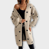 Julia - Srdcový vzorovaný cardigan