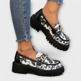 Primrose - Vintage Floral Chunky Moccasins