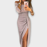 Marika - Stylové šaty s odhalenými rameny