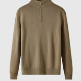 Perla - Merino Wool Zip Sweater Capri
