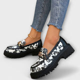 Primrose - Vintage Floral Chunky Moccasins