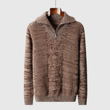 Perla - Taranto Merino Wool Zip-Up Sweater