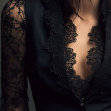Lucie | Elegantní dámské sako s krajkovými rukávy