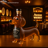 Whiskey láhev ve tvaru jezevčíka