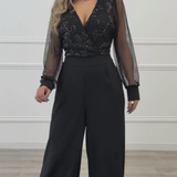 Tereza | Elegantní overal s delikátními detaily a volným střihem