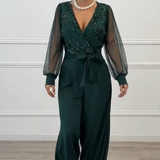 Tereza | Elegantní overal s delikátními detaily a volným střihem