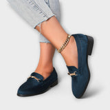 "Brighton - Letní flanelové mokasíny" can be rewritten as "Brighton - Letní flanelové slip-on mokasíny".