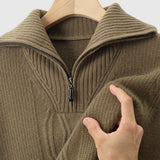 Perla - Taranto Merino Wool Zip-Up Sweater