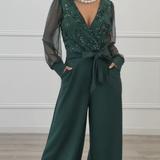 Tereza | Elegantní overal s delikátními detaily a volným střihem