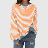 LUKA – Casual Striped Long Sleeve Sweatshirt
