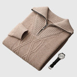 Perla - Taranto Merino Wool Zip-Up Sweater