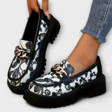 Primrose - Vintage Floral Chunky Moccasins