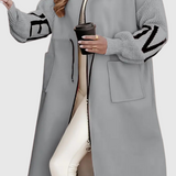 Monika | Stylový Elegantní Kabát s Kapucí