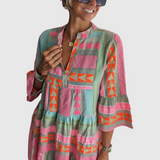 Anna - Boho vrstvené šaty" can be rewritten as "Anna - Boho Layered Dress.