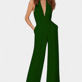 Fialový dámský jumpsuit