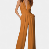 Fialový dámský jumpsuit