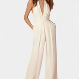 Fialový dámský jumpsuit
