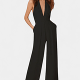 Fialový dámský jumpsuit