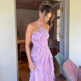 Tereza – Stylové plisované šaty s asymetrickým designem