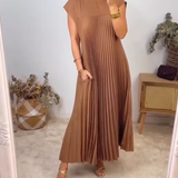 Tereza – Stylové plisované šaty pro každodenní nošení