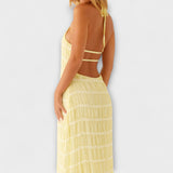 Radislava – Maxi šaty s halter krkem