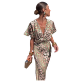Veronika – Stylové maxi šaty s elegantním zavinovacím designem