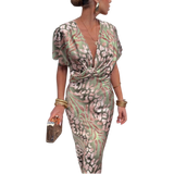 Veronika – Stylové maxi šaty s elegantním zavinovacím designem