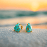 Turquoise Stone Earrings