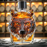 Wolf Whiskey Bottle
