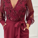 Tereza | Elegantní overal s delikátními detaily a volným střihem