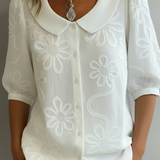 Martina – Elegant Blouse with Delicate Floral Pattern