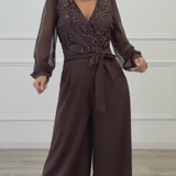 Tereza | Elegantní overal s delikátními detaily a volným střihem