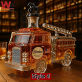 Fire Truck Whisky Bottle