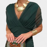 Eliška | Elegantní dámské dlouhé šaty s volnou siluetou