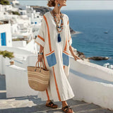 Stylové dlouhé plážové šaty Marie - dokonalý letní outfit